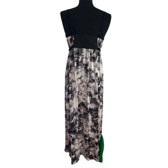 Simply Vera, Vera Wang Black & White Sleeveless Maxi Dress, Size Medium - Picture 3 of 8